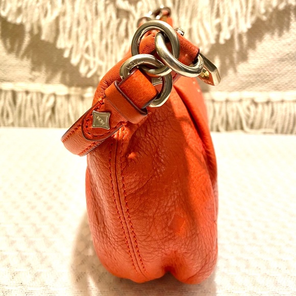 MCM Orange Small 2-way Bag - Picture 6 of 15